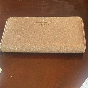 Kate Spade Joley Rose Gold large Continental wallet
